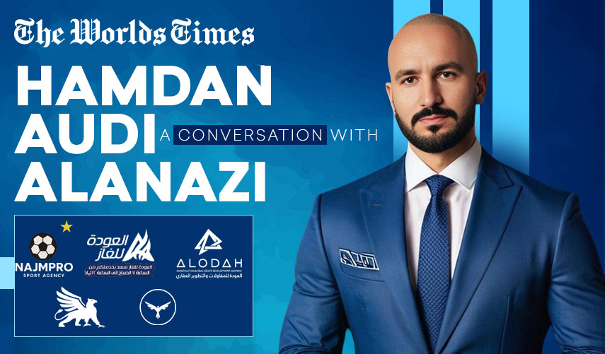حمدان عوده دلقم العنزي — مقابلة The Worlds Times